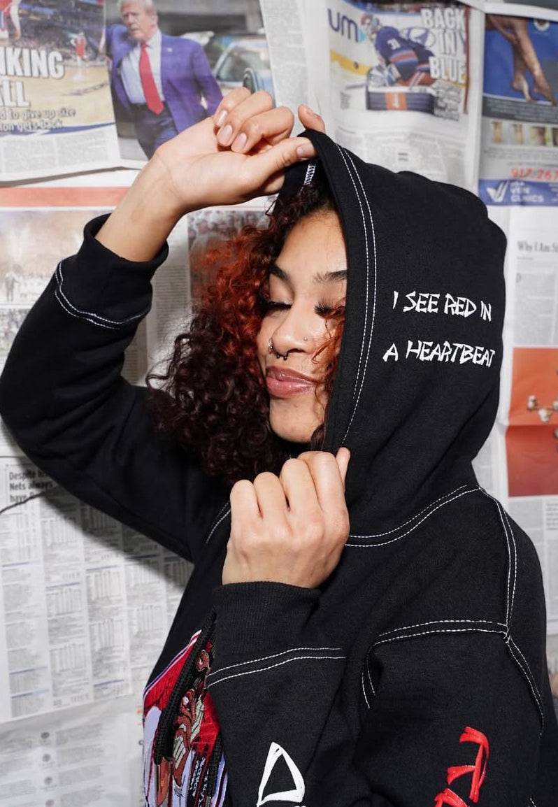 Paint The City Red Hoodie